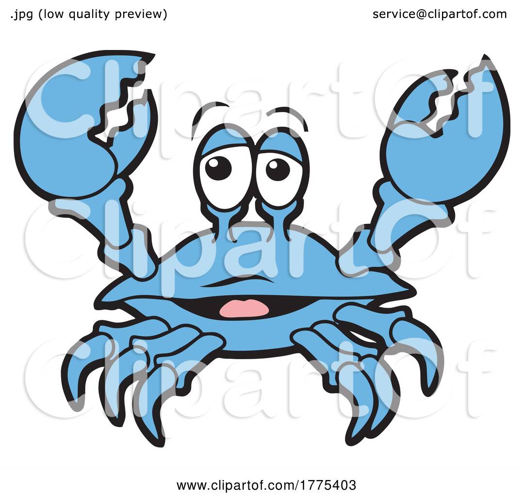 Cartoon Blue Crab by Johnny Sajem #1775403