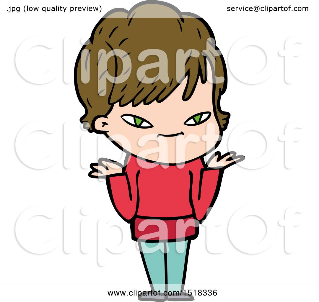 Cartoon Happy Woman by lineartestpilot #1518336