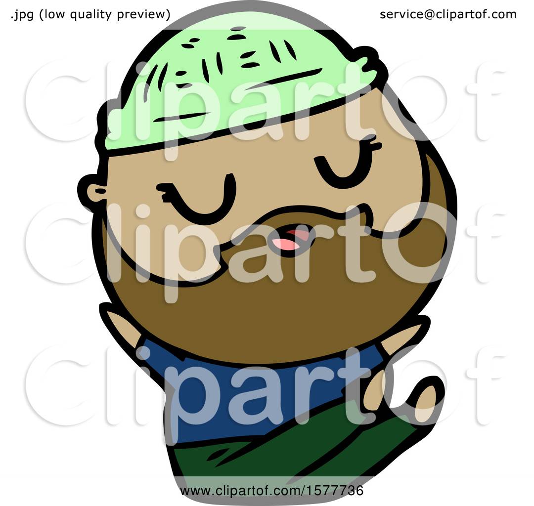 Cartoon Man with Beard by lineartestpilot #1577736