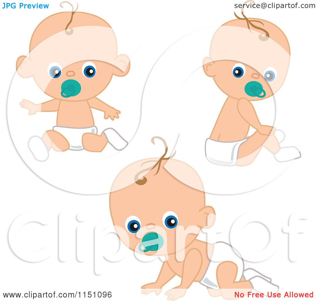 Cute Baby Vector Illustration for Baby Shower Stock Vector - Illustration  of clip, newborn: 127541895