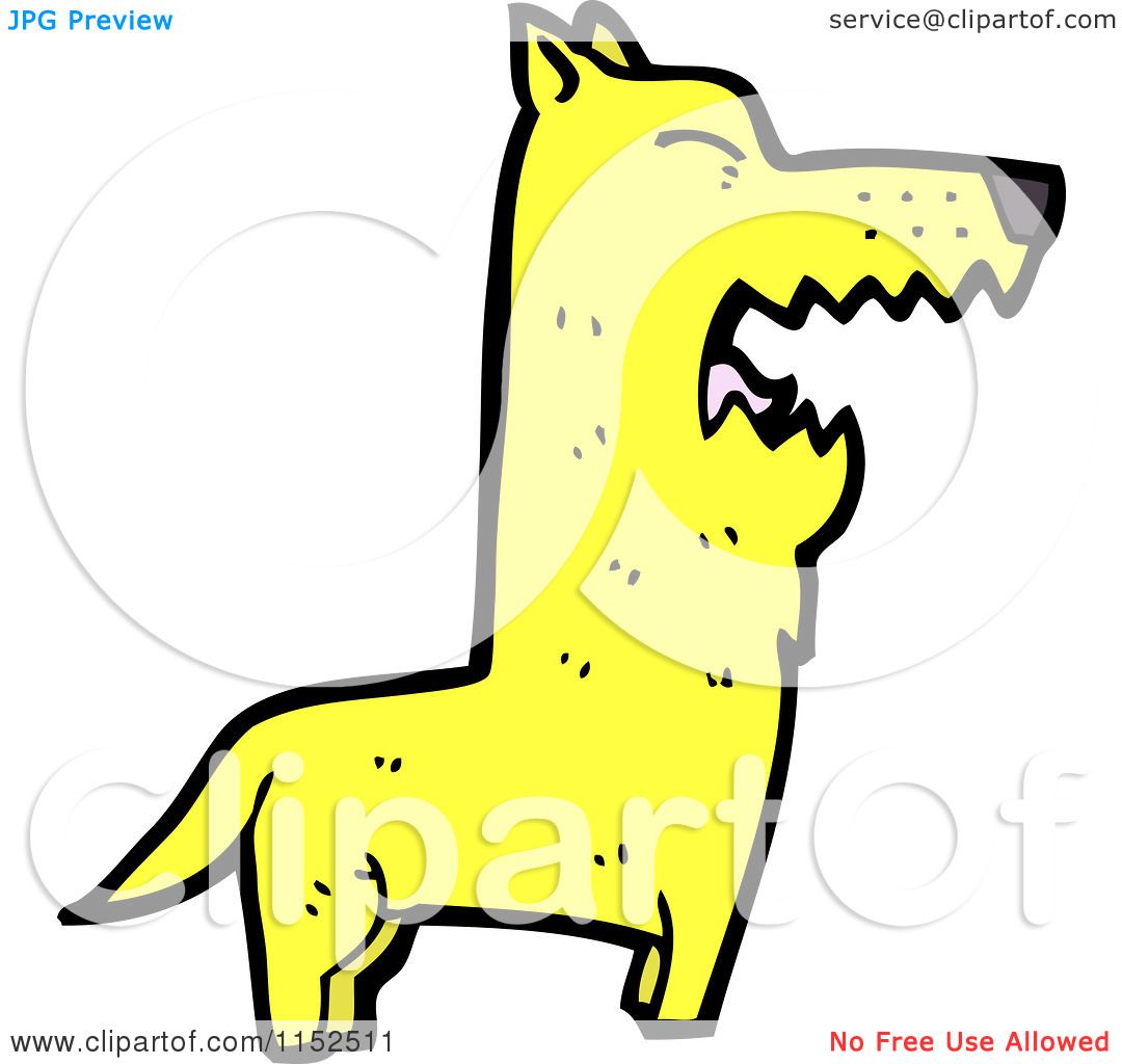 Cartoon of a Dog - Royalty Free Vector Illustration by lineartestpilot ...