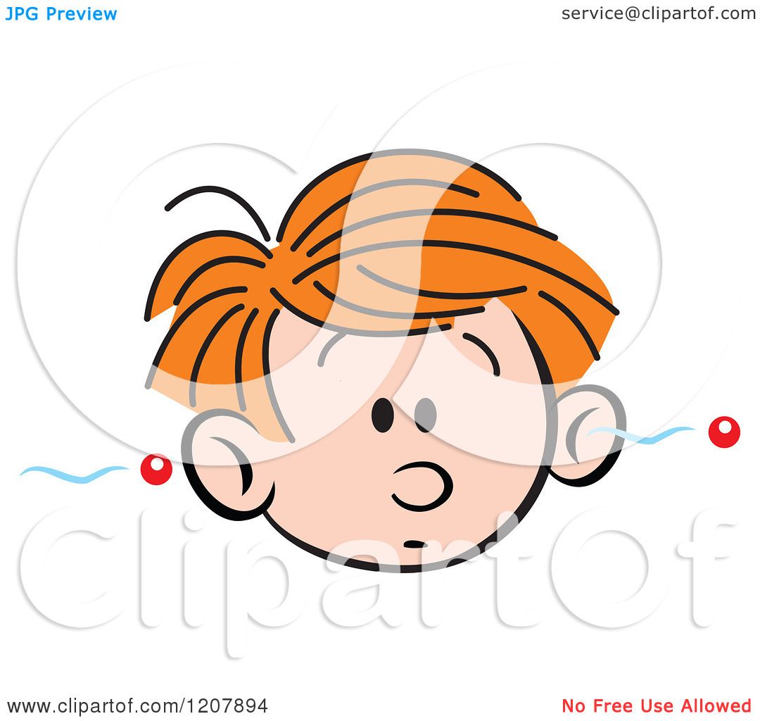 Little boy with scared face Royalty Free Vector Image