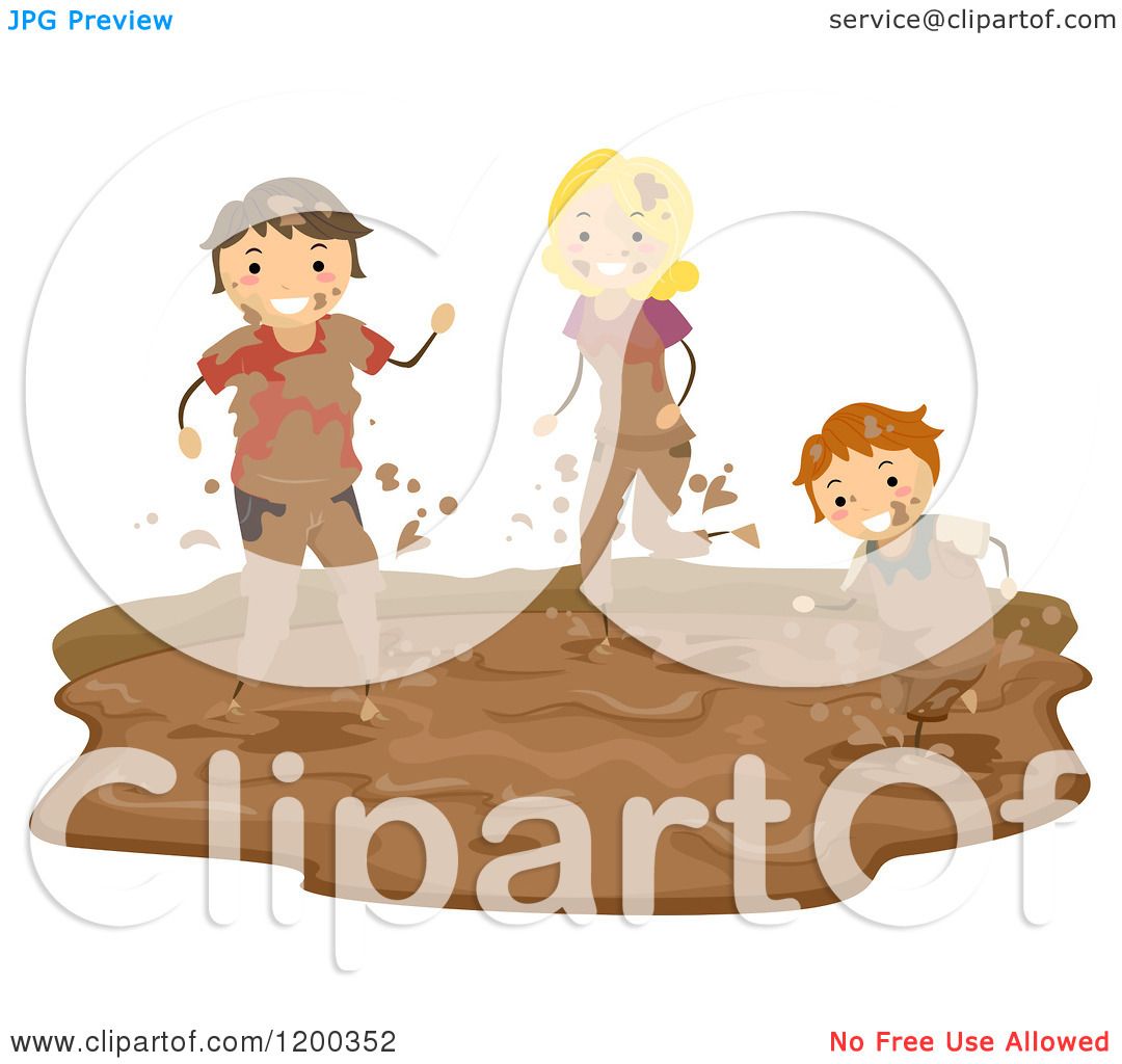 Mud Puddle Vector.