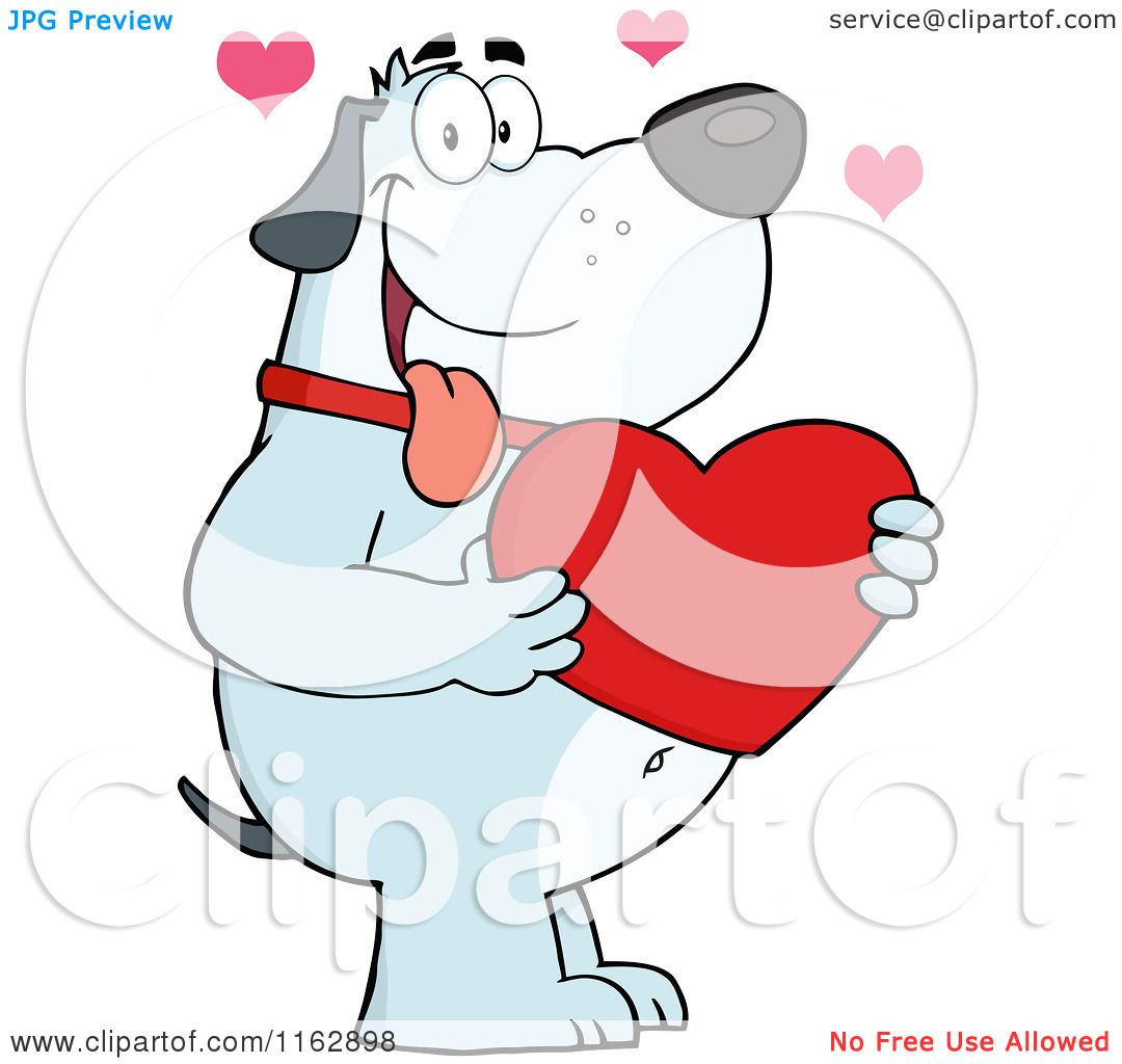free dog valentine clipart - photo #22
