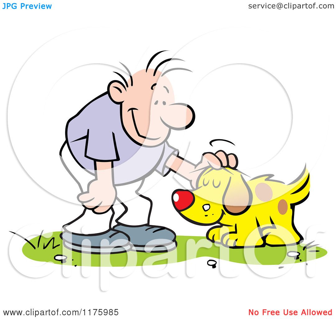 man and dog clipart - photo #26
