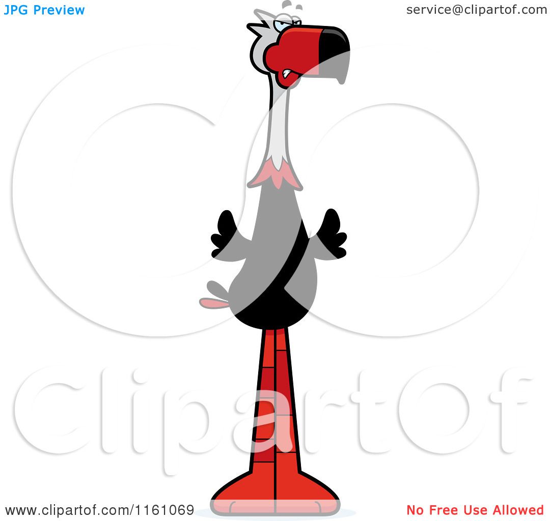 Download Cartoon of a Mad Terror Bird Mascot - Royalty Free Vector ...