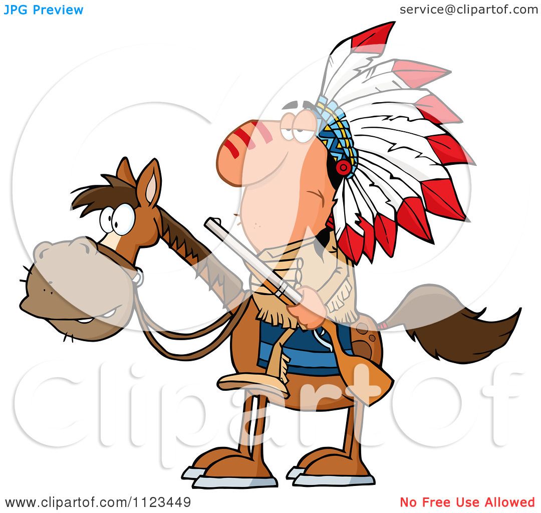 Изображение индейцев карикатуры
