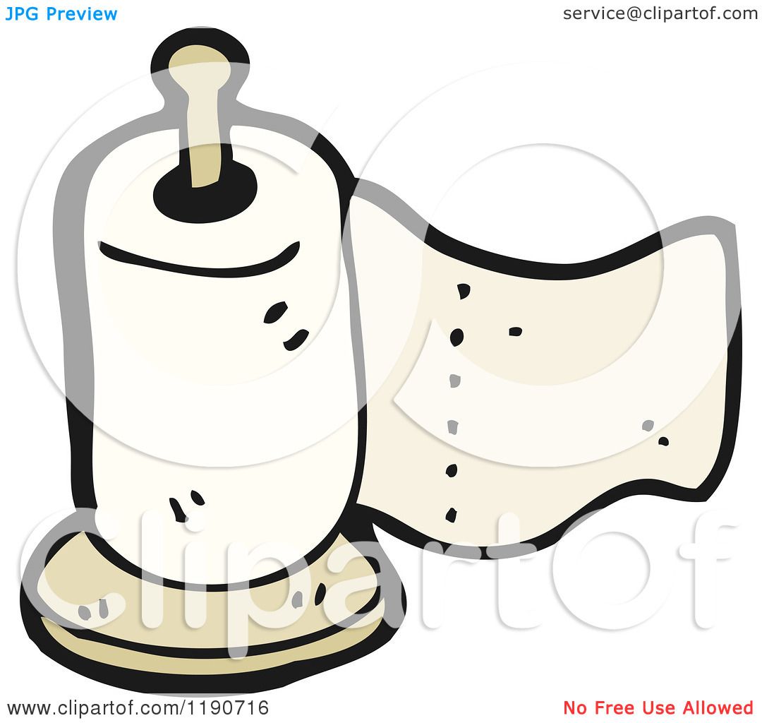 White paper kitchen towel roll Royalty Free Vector Image