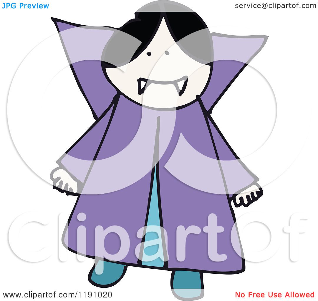 Cartoon vampire character Royalty Free Vector Image