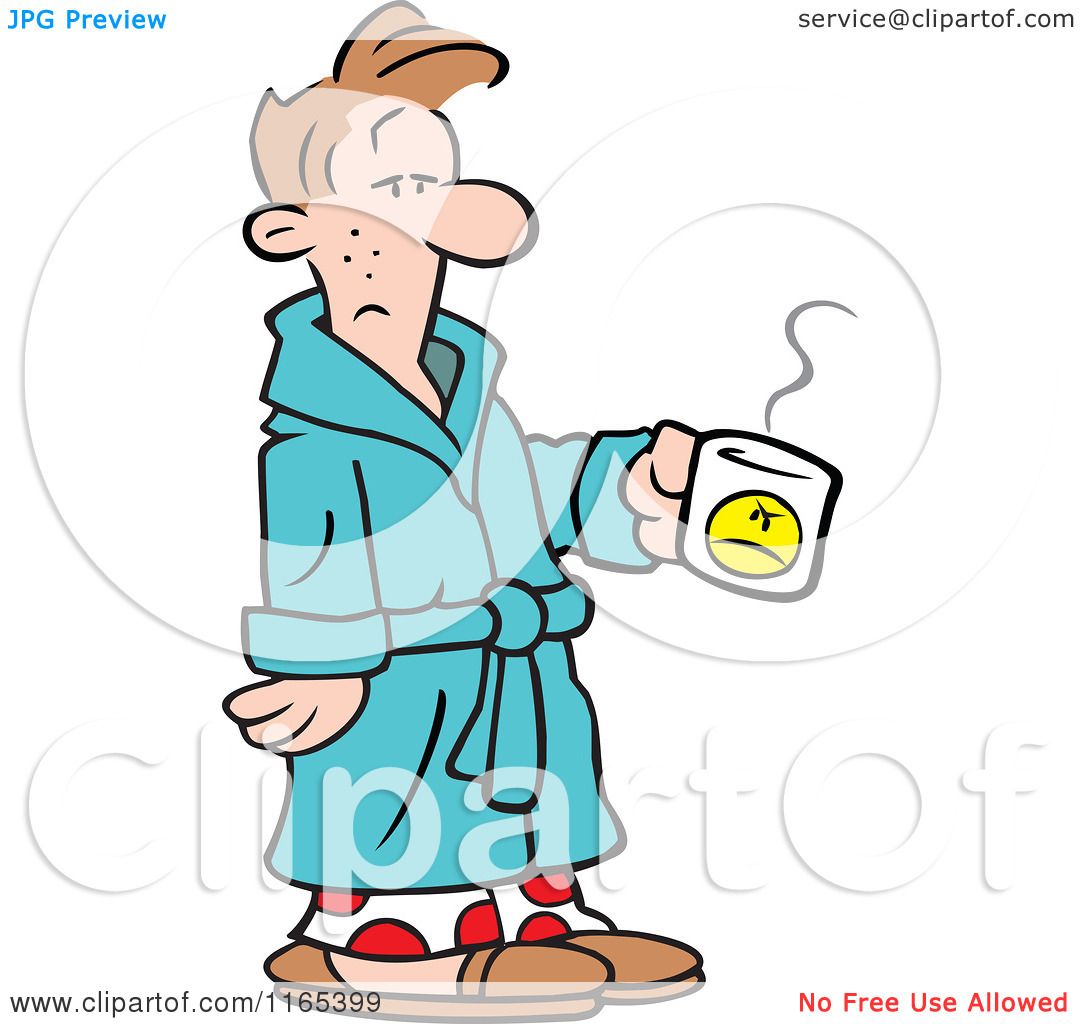 tired man clipart
