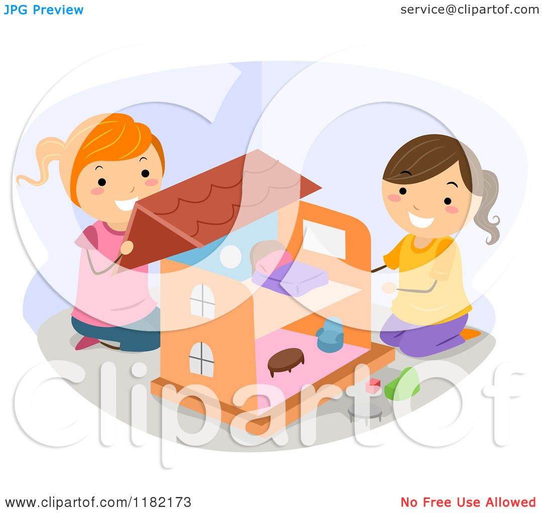 Dollhouse Vector Art PNG Images