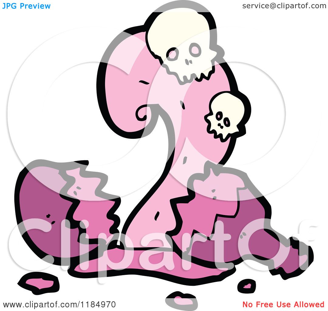 Cartoon Of Poison Fumes Coming Out Of A Bottle Royalty Free Vector