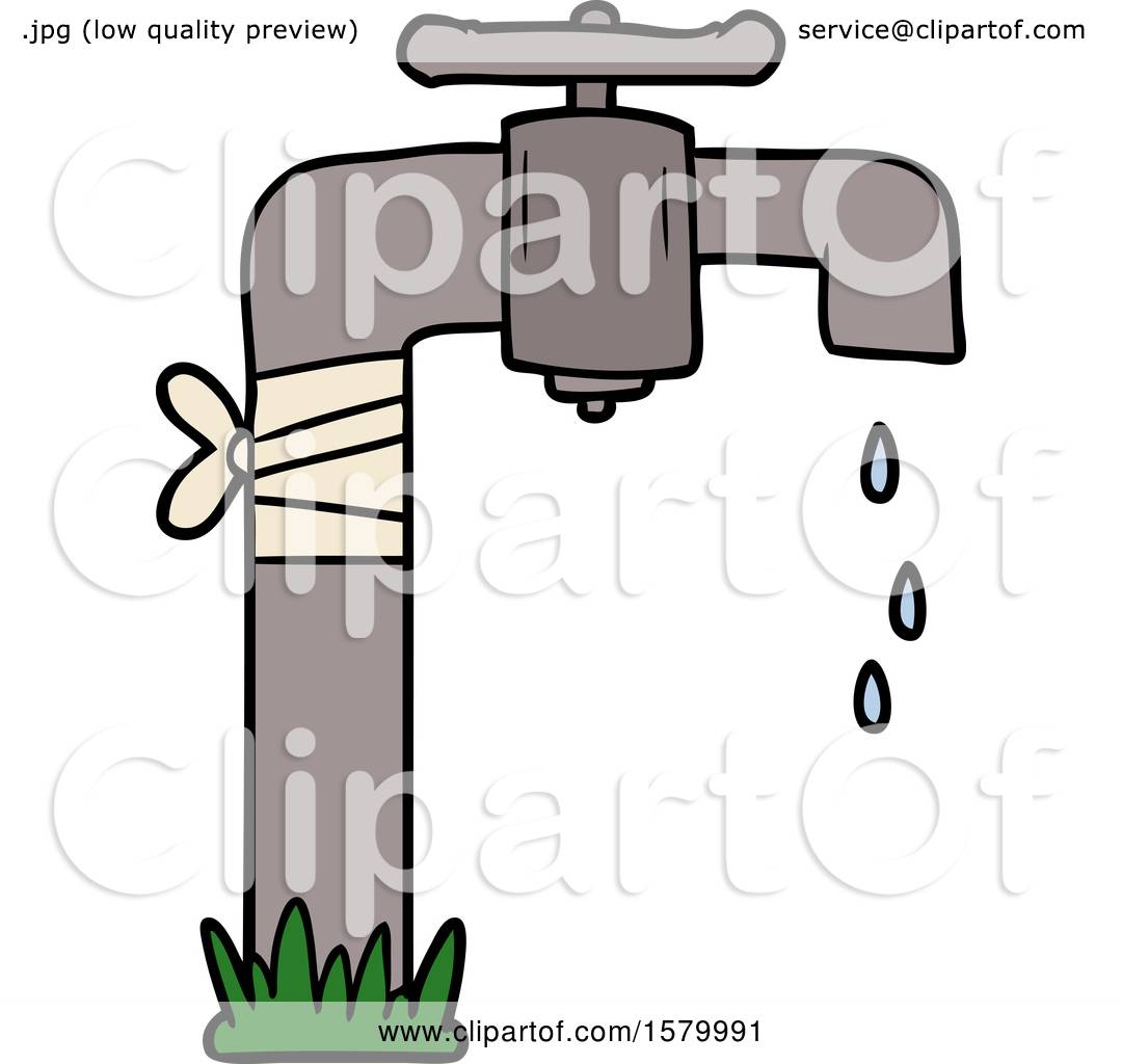 Cartoon Old Water Tap by lineartestpilot #1579991