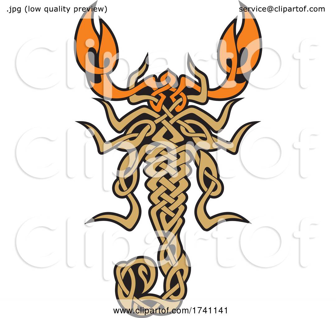 Scorpion Art Tribal Cliparts Stock Vector and Royalty Free Scorpion Art  Tribal Illustrations