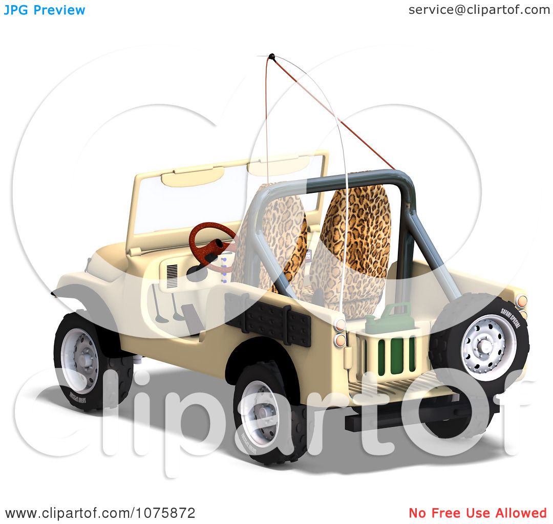 safari jeep front clipart house