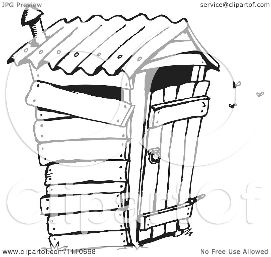funny outhouse clip art - photo #6