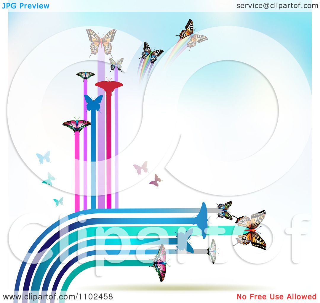 Download Clipart Butterfly Trail Background 10 - Royalty Free ...