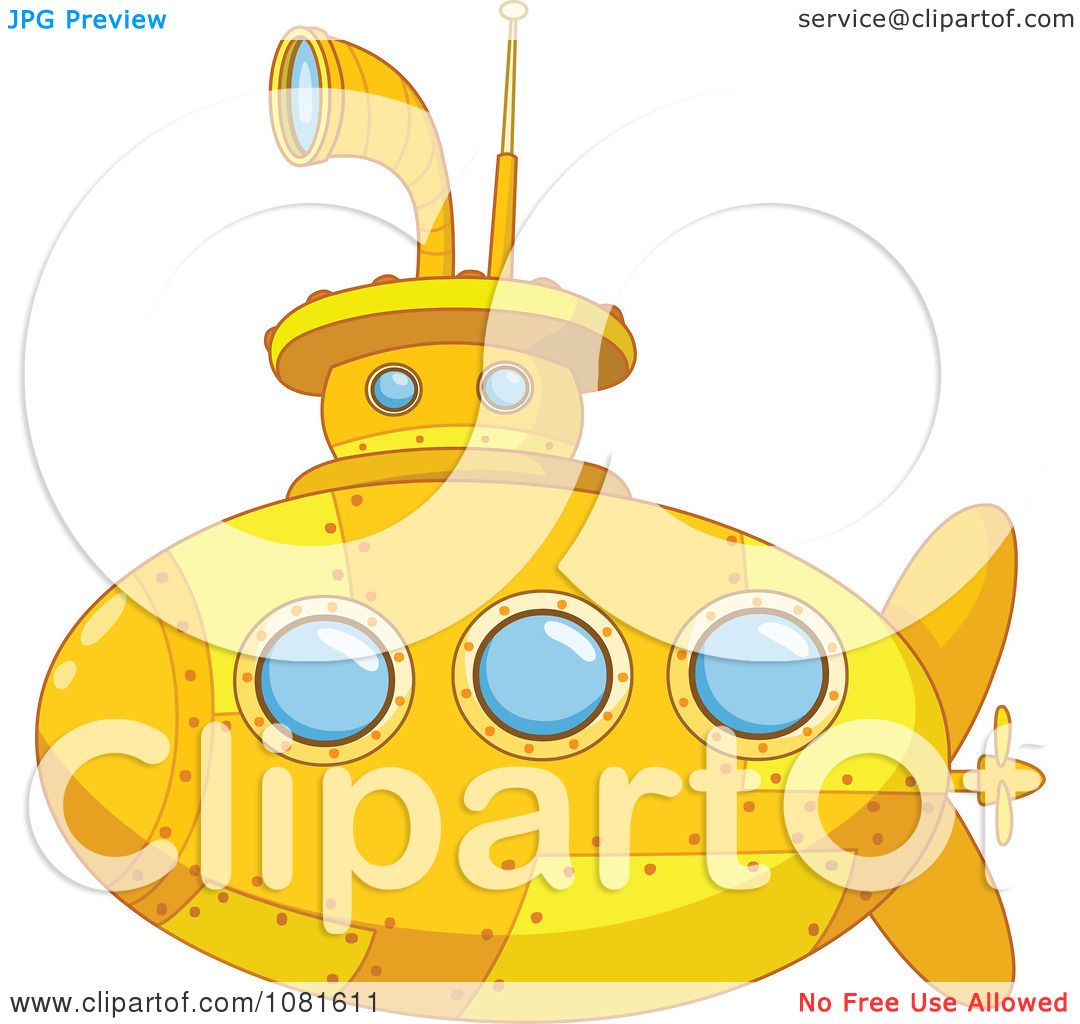 clipart yellow submarine - photo #27