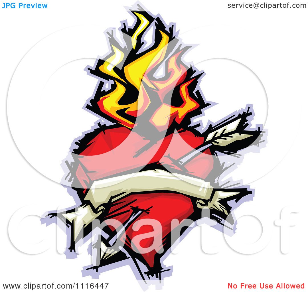clip art flaming arrow - photo #27