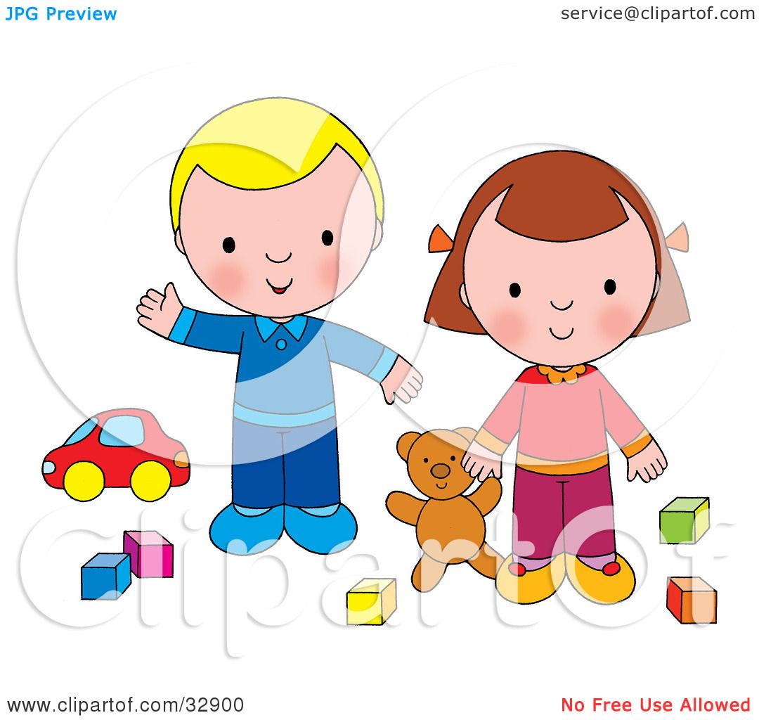 boy and girl playing clipart - photo #10