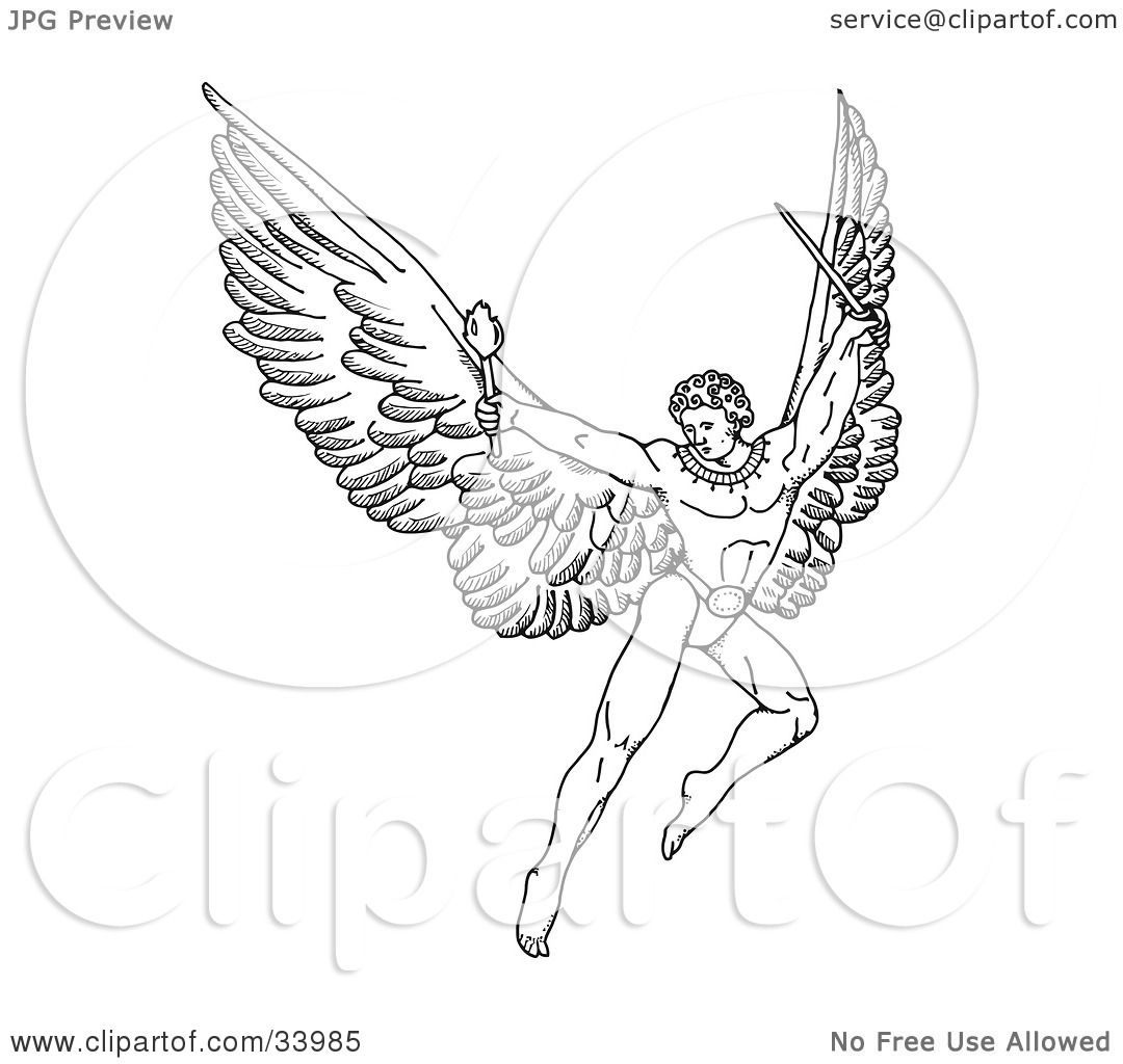Drawing of a Warrior Angel 48 photos  Drawings for sketching and not  only  PapikPRO