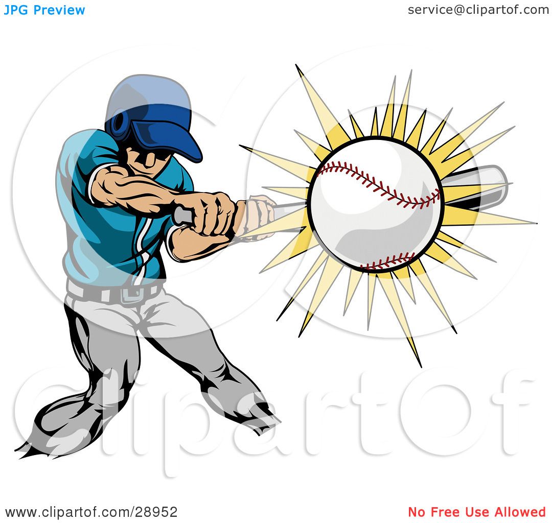 man hitting a baseball coloring pages - photo #44