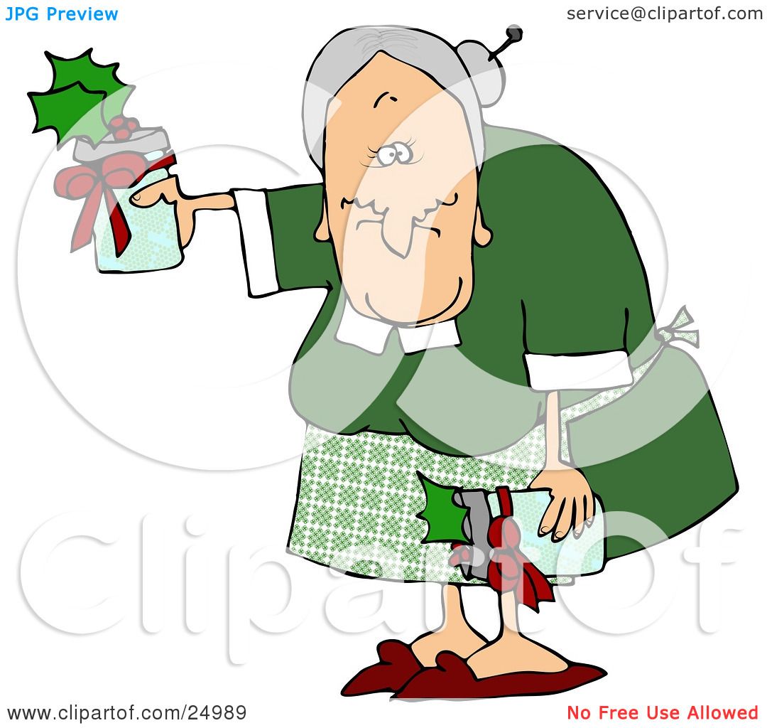 Christmas Gifts For Grandma Stock Illustration - Download Image Now -  Adult, Adults Only, Cartoon - iStock