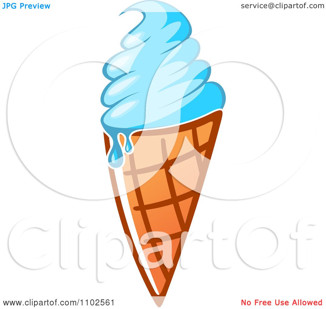 blue ice cream clipart - photo #14