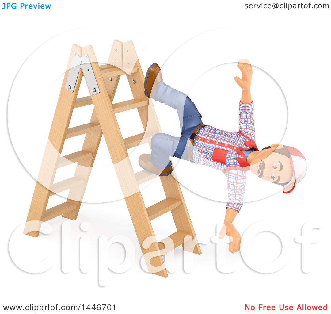 clipart man falling off ladder - photo #17