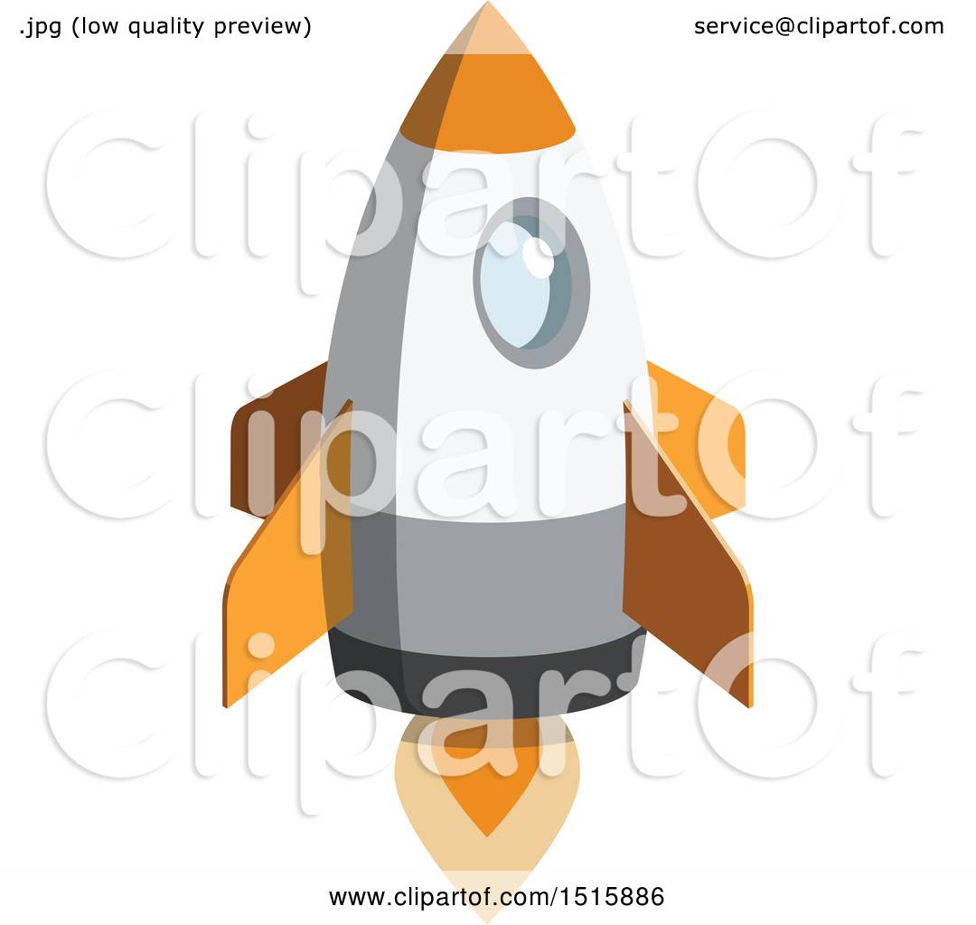 Download Clipart of a 3d Icon of a Rocket - Royalty Free Vector Illustration by beboy #1515886