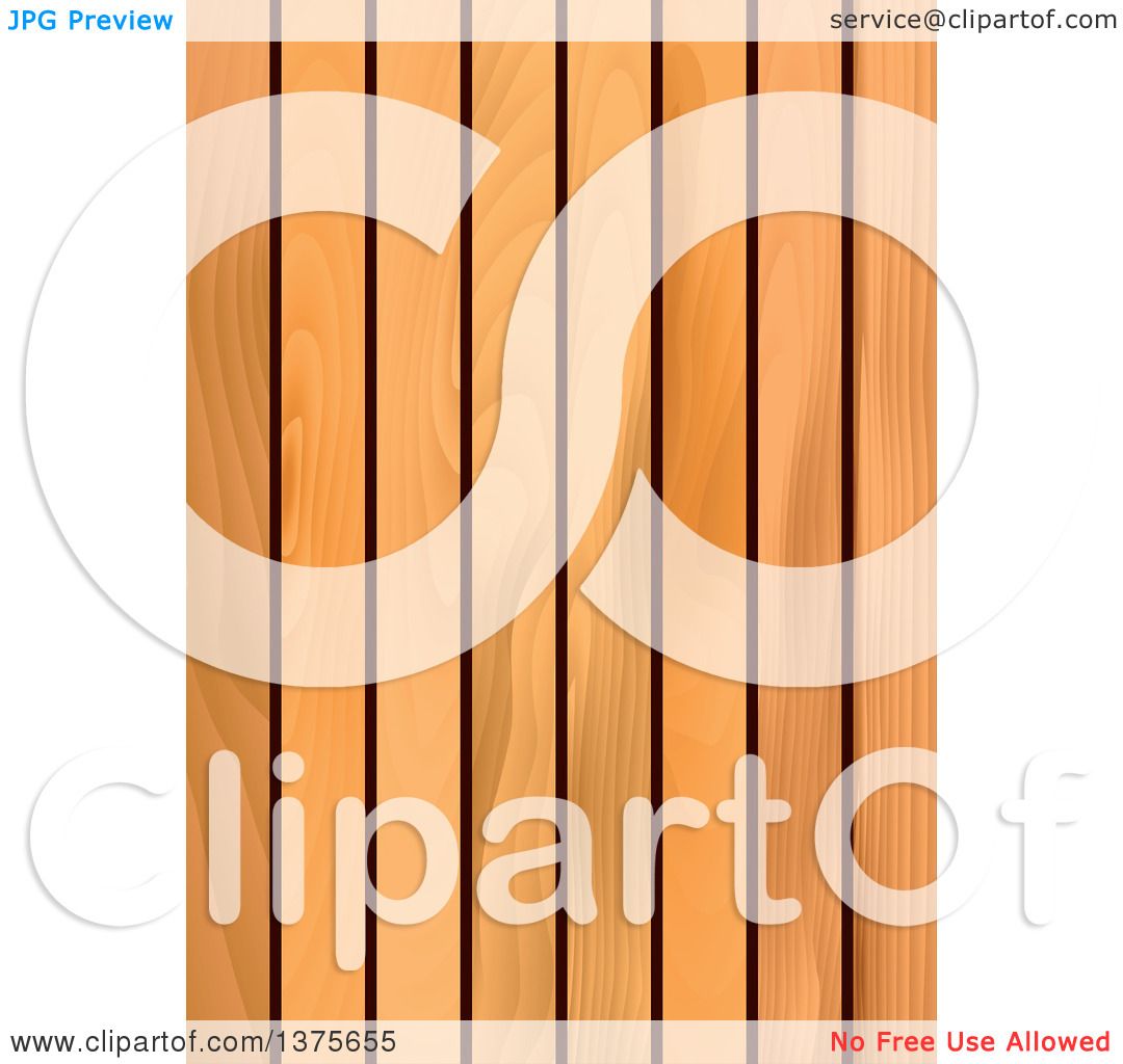 Clipart Of A Background Of Wood Panels Royalty Free Vector