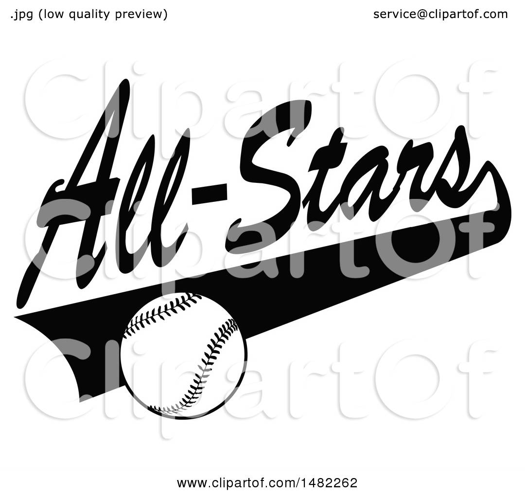 baseball all star clip art