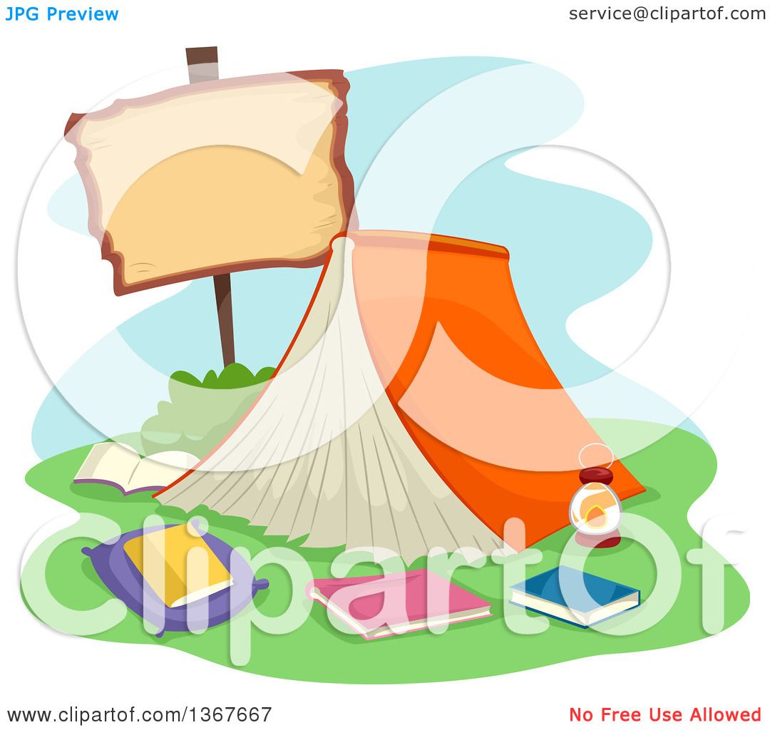 blank camp sign clipart