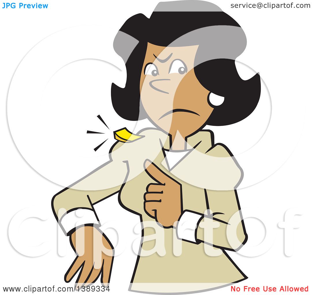 angry black woman cartoon