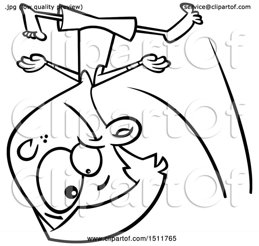 Wordcard for tumble with boy tumbling 303346 Vector Art at Vecteezy