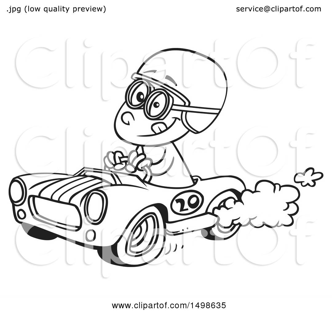 cartoon racing clip art