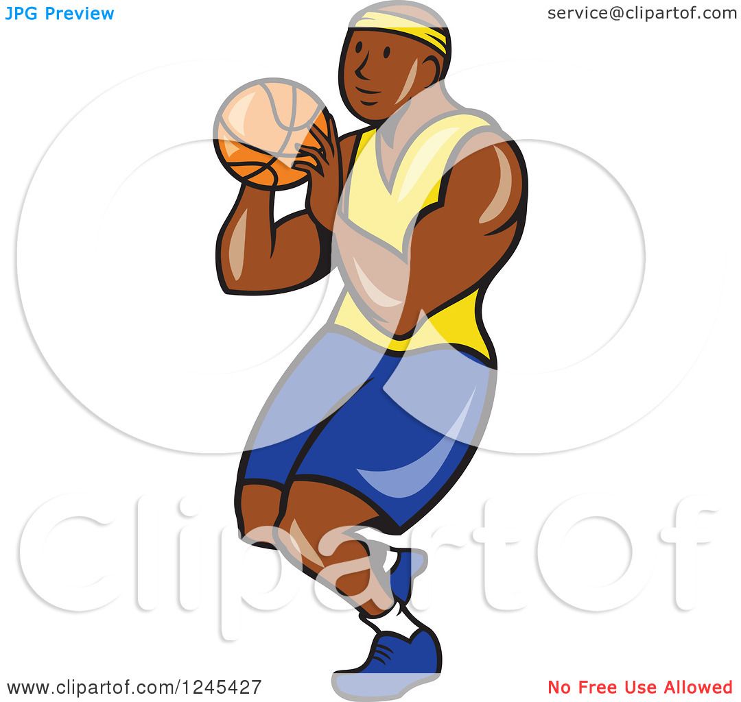 Basketball ball cartoon clip art Royalty Free Vector Image
