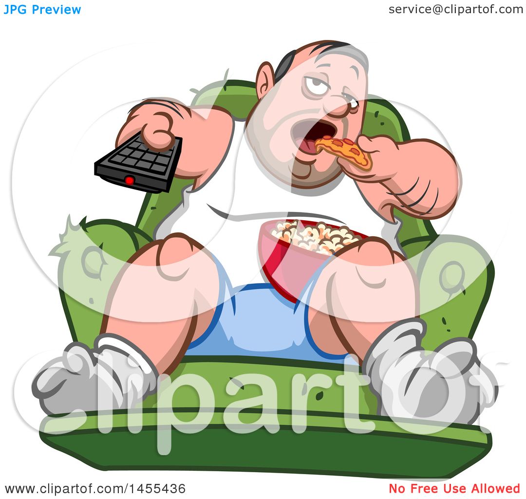 chubby man cartoon clip art