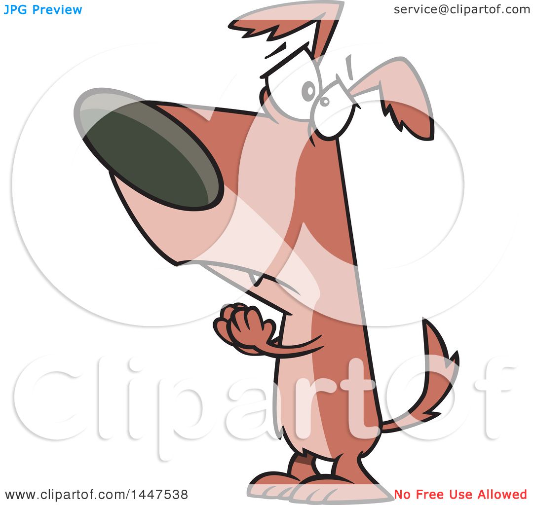 free clipart dog begging - photo #48