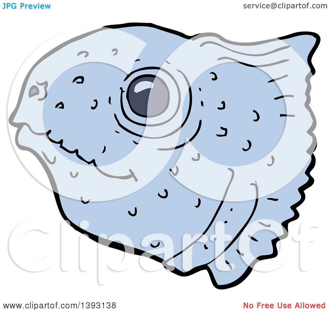 Download Clipart of a Cartoon Fish Head - Royalty Free Vector ...