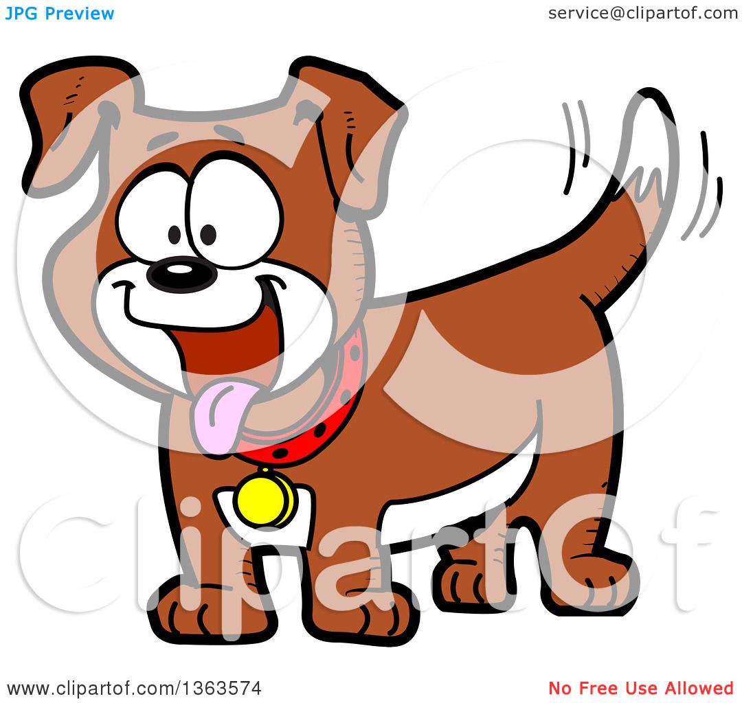 animated clipart dog wagging tail - photo #49