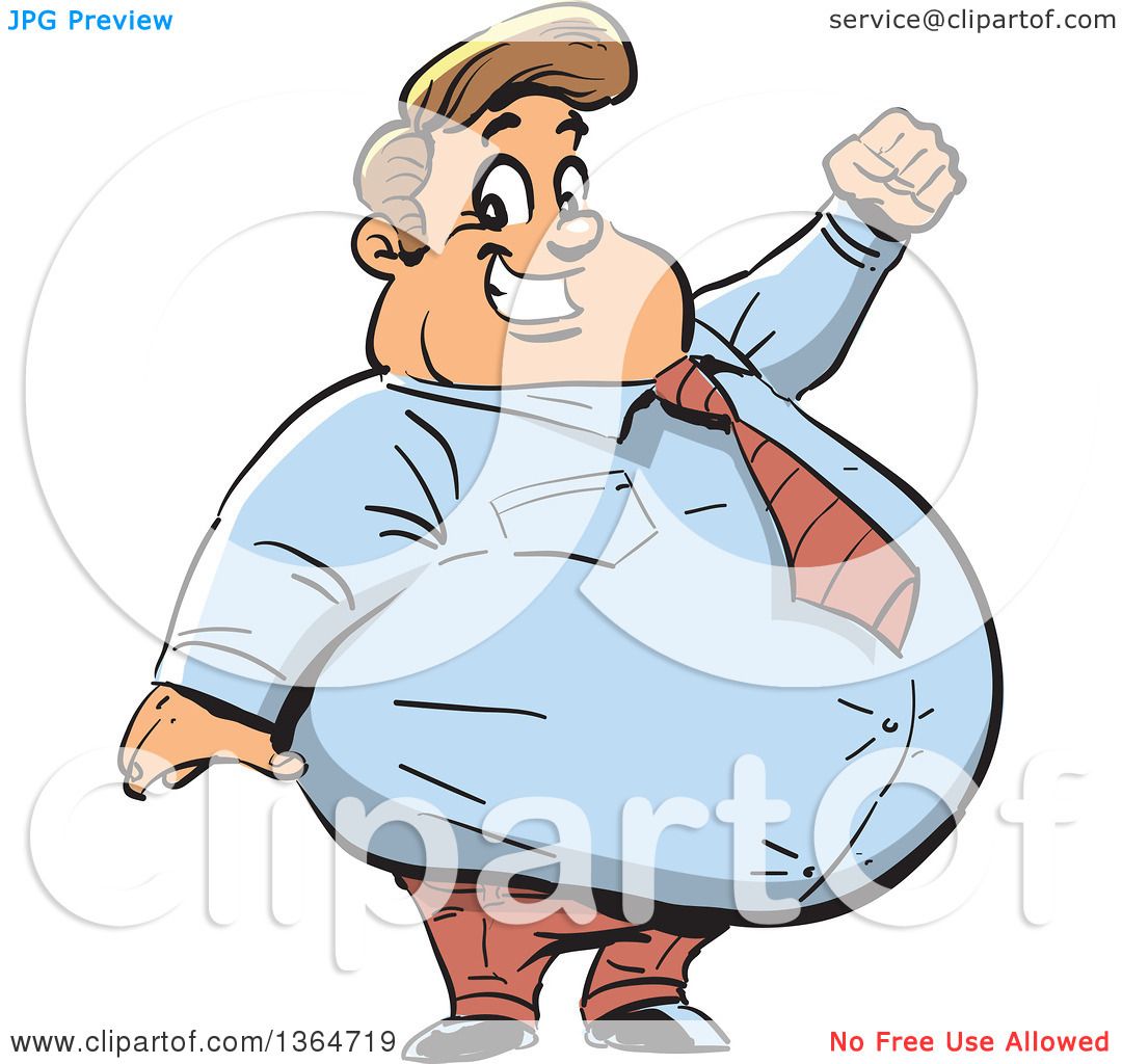 https://images.clipartof.com/Clipart-Of-A-Cartoon-Happy-Fat-White-Businessman-Cheering-And-Smiling-Royalty-Free-Vector-Illustration-10241364719.jpg
