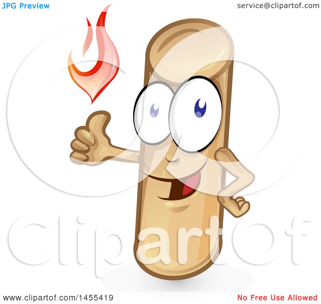 Clipart of a Cartoon Heating Pellet Mascot Giving a Thumb up with ...