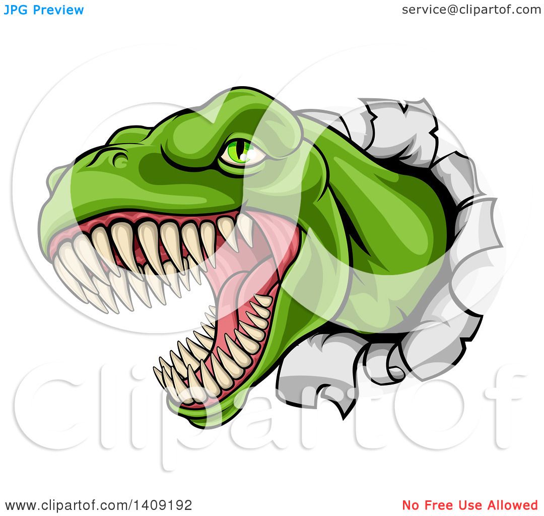 Cute cartoon dinosaur - t-rex tyrannosaurus rex Vector Image