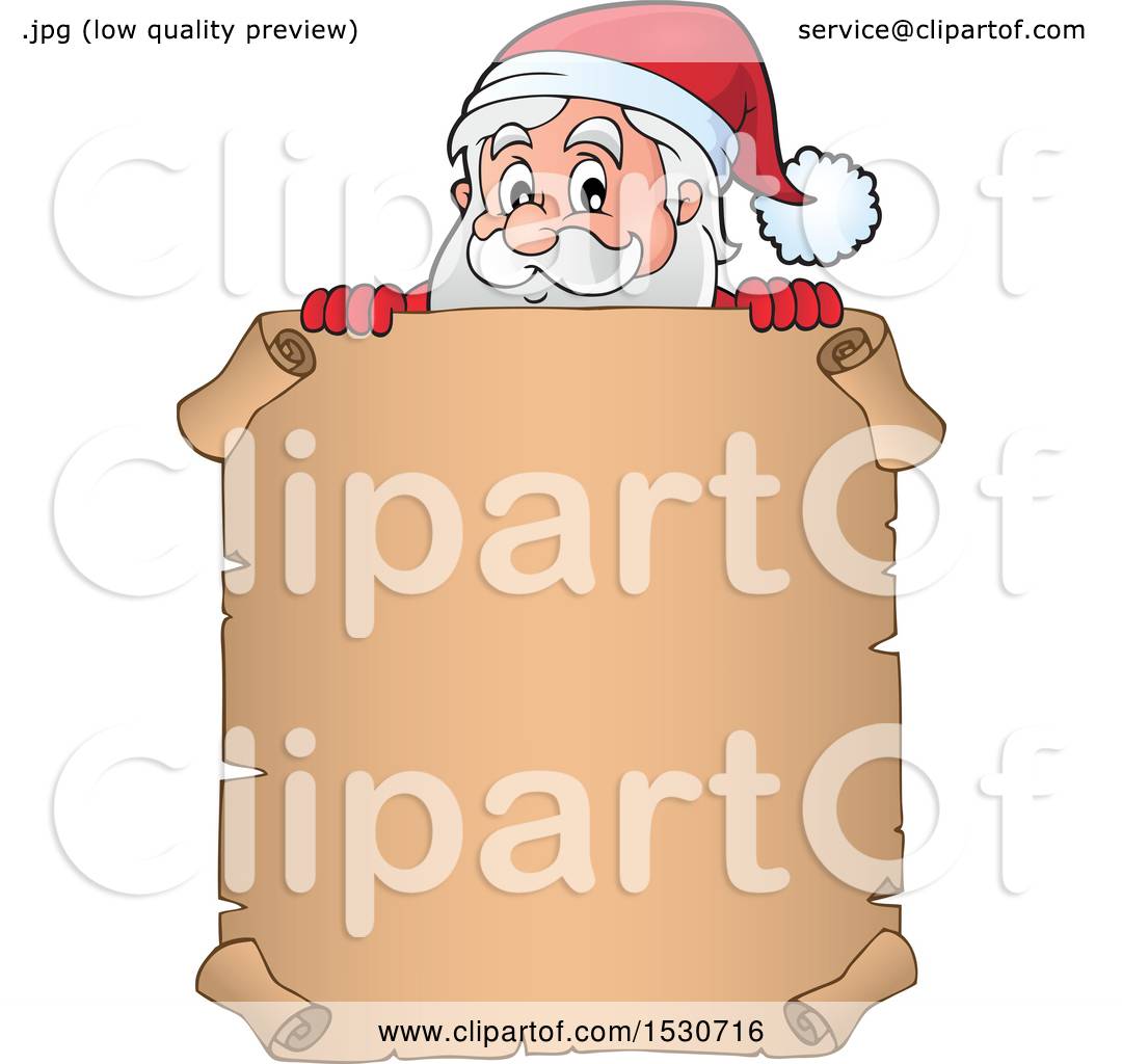 Download Santa Christmas Parchment Royalty-Free Stock Illustration