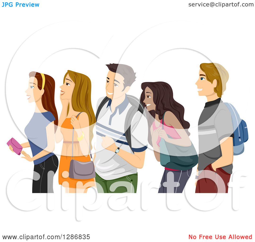 clipart students in line - photo #18