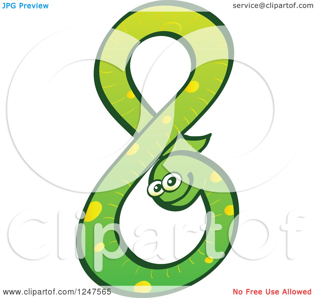 Premium Vector  A yellow snake game with the number 8 on it