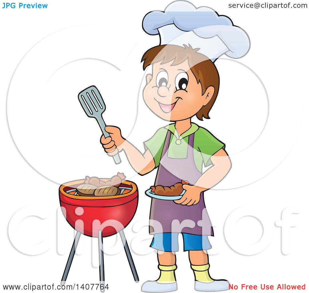 clipart boy cooking - photo #15