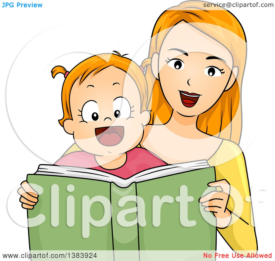 mother reading clipart - photo #28