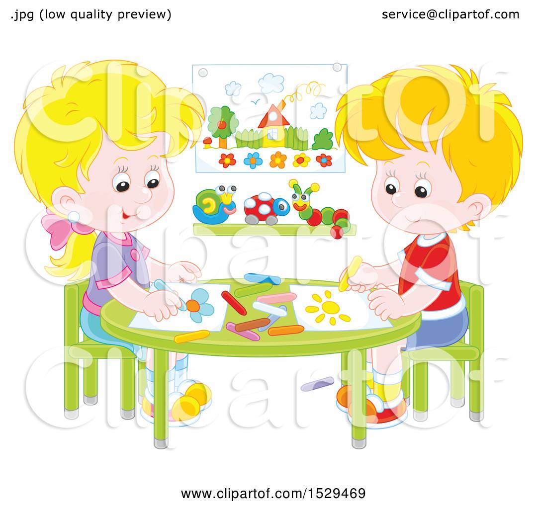 Kids and toys coloring page Royalty Free Vector Image